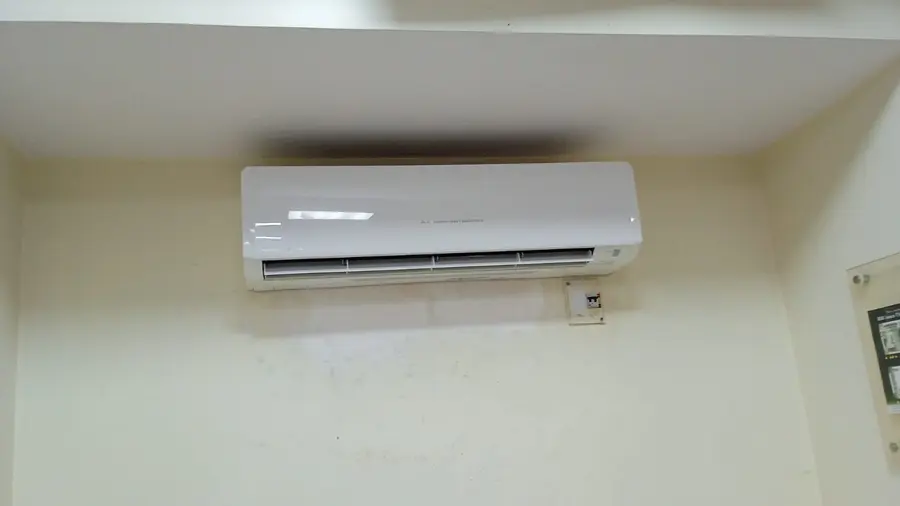 Mechanical ventilation equipment representative of a basement car park installation